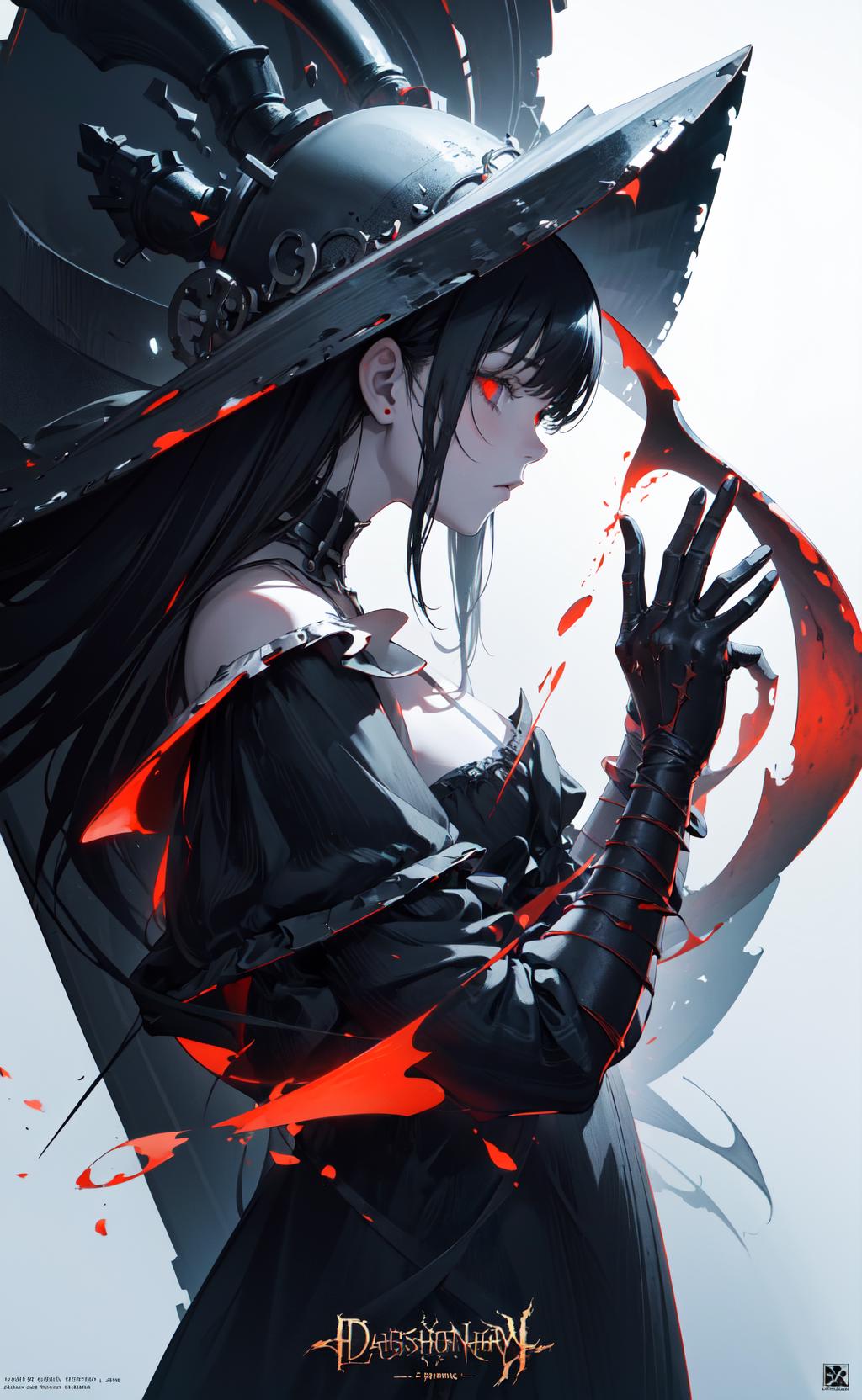 Dark fantasy gothic anime HD wallpaper  Peakpx